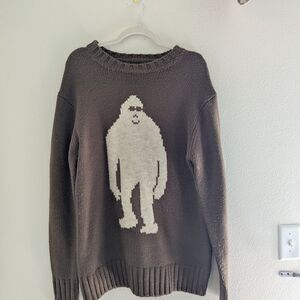 Brown Bigfoot Sweater